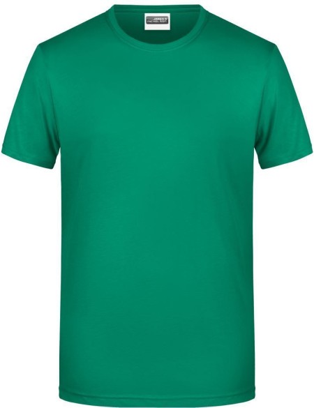 Pánské tričko z bio bavlny James+Nicholson 8008 - Irish green XXL