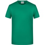 Pánské tričko z bio bavlny James+Nicholson 8008 - Irish green 3XL