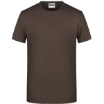 Pánské tričko z bio bavlny James+Nicholson 8008 - Brown S