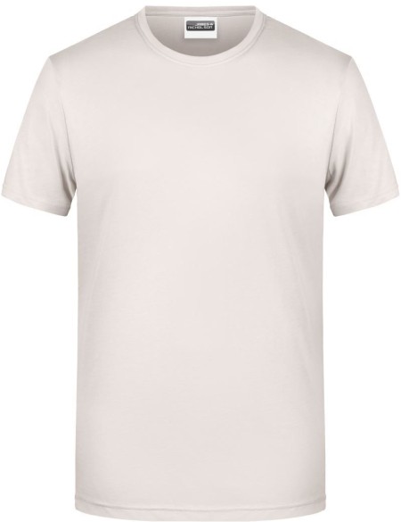 Pánské tričko z bio bavlny James+Nicholson 8008 - Natural XXL
