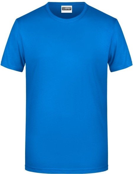 Pánské tričko z bio bavlny James+Nicholson 8008 - Cobalt XXL