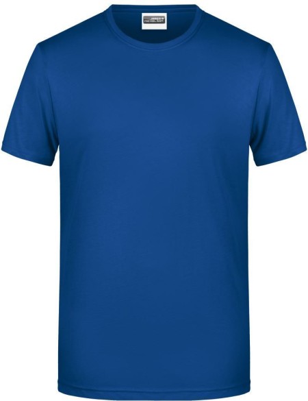 Pánské tričko z bio bavlny James+Nicholson 8008 - Dark royal XL