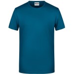 Pánské tričko z bio bavlny James+Nicholson 8008 - Petrol XXL
