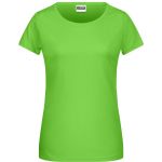 Dámské tričko z bio bavlny James+Nicholson 8007 - Lime green XL