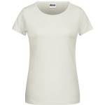 Dámské tričko z bio bavlny James+Nicholson 8007 - Natural XXL
