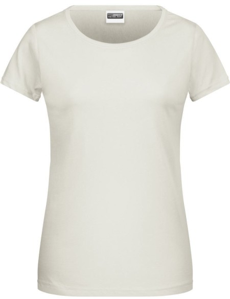 Dámské tričko z bio bavlny James+Nicholson 8007 - Natural XXL