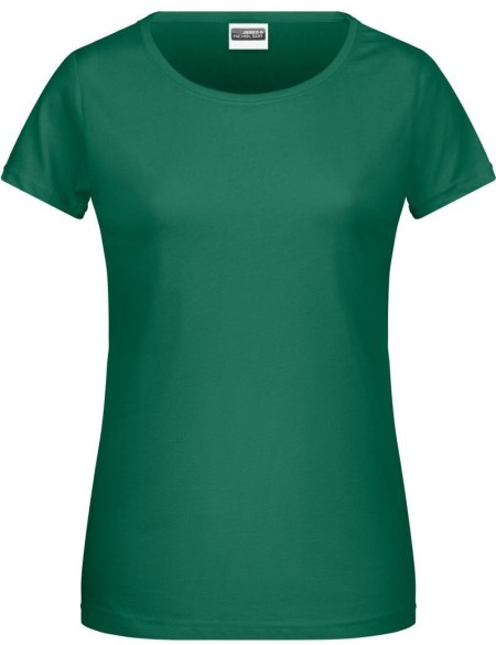 Dámské tričko z bio bavlny James+Nicholson 8007 - Irish green XS