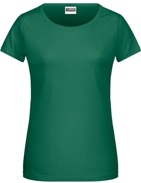 Dámské tričko z bio bavlny James+Nicholson 8007 - Irish green S