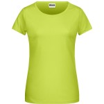Dámské tričko z bio bavlny James+Nicholson 8007 - Acid yellow S