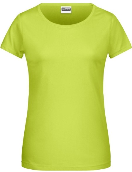 Dámské tričko z bio bavlny James+Nicholson 8007 - Acid yellow XL