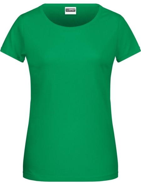 Dámské tričko z bio bavlny James+Nicholson 8007 - Fern green XS