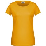 Dámské tričko z bio bavlny James+Nicholson 8007 - Gold yellow XL