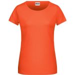 Dámské tričko z bio bavlny James+Nicholson 8007 - Coral M