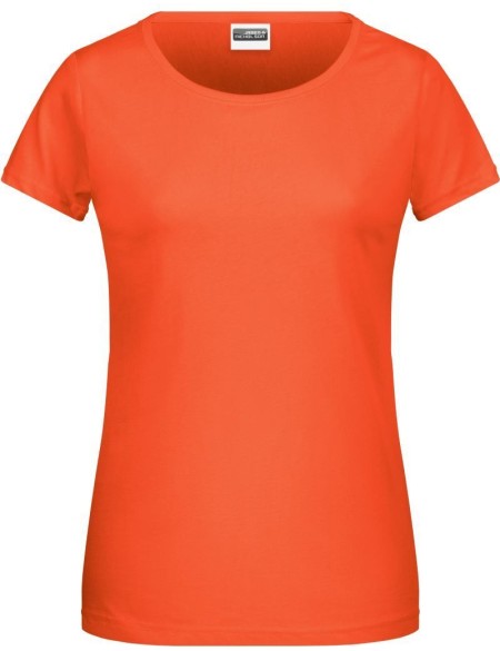 Dámské tričko z bio bavlny James+Nicholson 8007 - Coral XS
