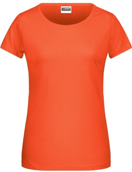 Dámské tričko z bio bavlny James+Nicholson 8007 - Coral S