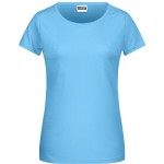 Dámské tričko z bio bavlny James+Nicholson 8007 - Sky blue S