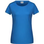 Dámské tričko z bio bavlny James+Nicholson 8007 - Cobalt XXL