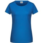 Dámské tričko z bio bavlny James+Nicholson 8007 - Royal XL