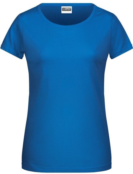Dámské tričko z bio bavlny James+Nicholson 8007 - Royal XL