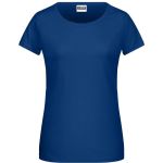 Dámské tričko z bio bavlny James+Nicholson 8007 - Dark royal XXL
