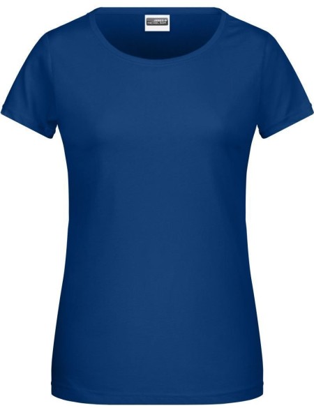 Dámské tričko z bio bavlny James+Nicholson 8007 - Dark royal XL