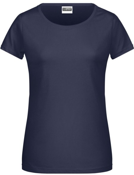 Dámské tričko z bio bavlny James+Nicholson 8007 - Navy L