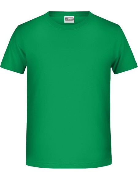 Chlapecké tričko z bio bavlny James+Nicholson 8008B - Fern green XXL