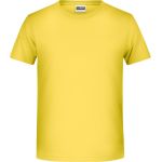Chlapecké tričko z bio bavlny James+Nicholson 8008B - Yellow XXL