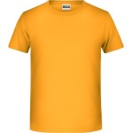 Chlapecké tričko z bio bavlny James+Nicholson 8008B - Gold yellow L
