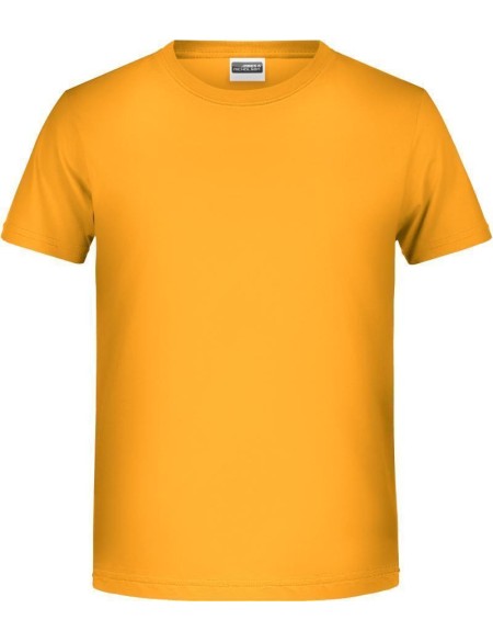 Chlapecké tričko z bio bavlny James+Nicholson 8008B - Gold yellow L