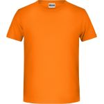 Chlapecké tričko z bio bavlny James+Nicholson 8008B - Oranžová S