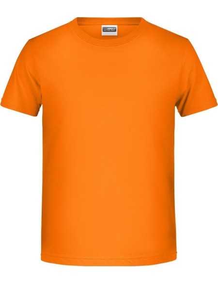 Chlapecké tričko z bio bavlny James+Nicholson 8008B - Oranžová L
