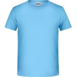 Chlapecké tričko z bio bavlny James+Nicholson 8008B - Sky blue L