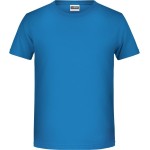 Chlapecké tričko z bio bavlny James+Nicholson 8008B - Cobalt S