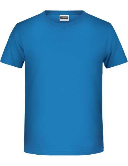 Chlapecké tričko z bio bavlny James+Nicholson 8008B - Cobalt S
