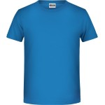 Chlapecké tričko z bio bavlny James+Nicholson 8008B - Cobalt XXL