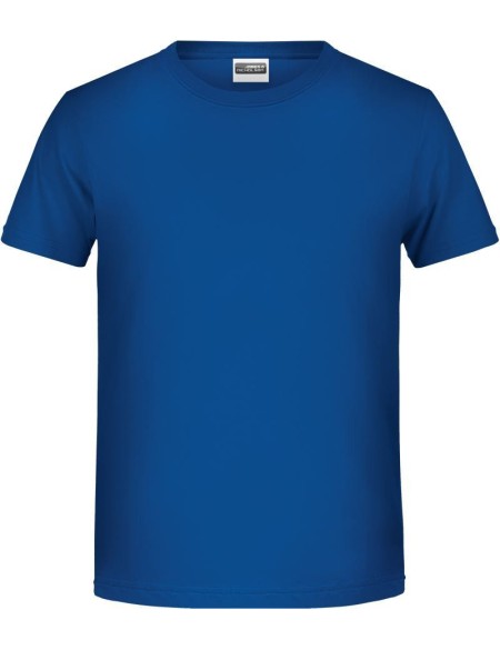 Chlapecké tričko z bio bavlny James+Nicholson 8008B - Dark royal XS