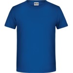 Chlapecké tričko z bio bavlny James+Nicholson 8008B - Dark royal XXL