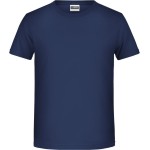 Chlapecké tričko z bio bavlny James+Nicholson 8008B - Navy M