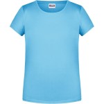 Dívčí tričko z bio bavlny James+Nicholson 8007G - Sky blue XS