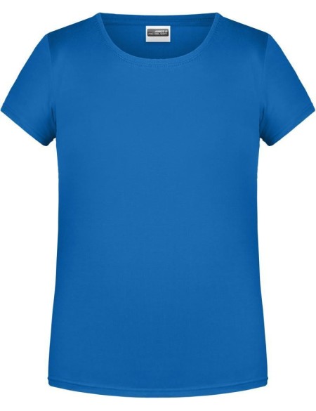 Dívčí tričko z bio bavlny James+Nicholson 8007G - Cobalt S