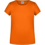 Dívčí tričko z bio bavlny James+Nicholson 8007G - Oranžová M