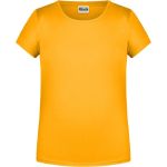 Dívčí tričko z bio bavlny James+Nicholson 8007G - Gold yellow XS