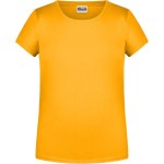 Dívčí tričko z bio bavlny James+Nicholson 8007G - Gold yellow M