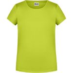 Dívčí tričko z bio bavlny James+Nicholson 8007G - Acid yellow L
