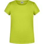 Dívčí tričko z bio bavlny James+Nicholson 8007G - Acid yellow L