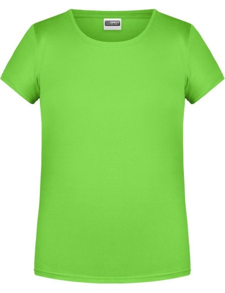 Dívčí tričko z bio bavlny James+Nicholson 8007G - Lime green XXL