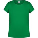 Dívčí tričko z bio bavlny James+Nicholson 8007G - Fern green XS