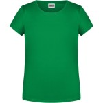 Dívčí tričko z bio bavlny James+Nicholson 8007G - Fern green M
