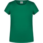 Dívčí tričko z bio bavlny James+Nicholson 8007G - Irish green M
